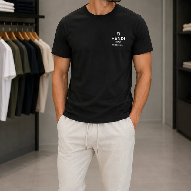T shirt FENDI ROMA Top qualité