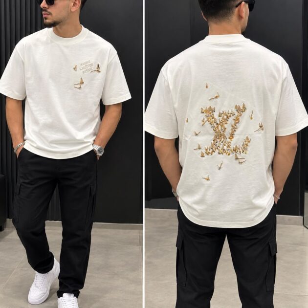 T SHIRT LV DEP BLANC